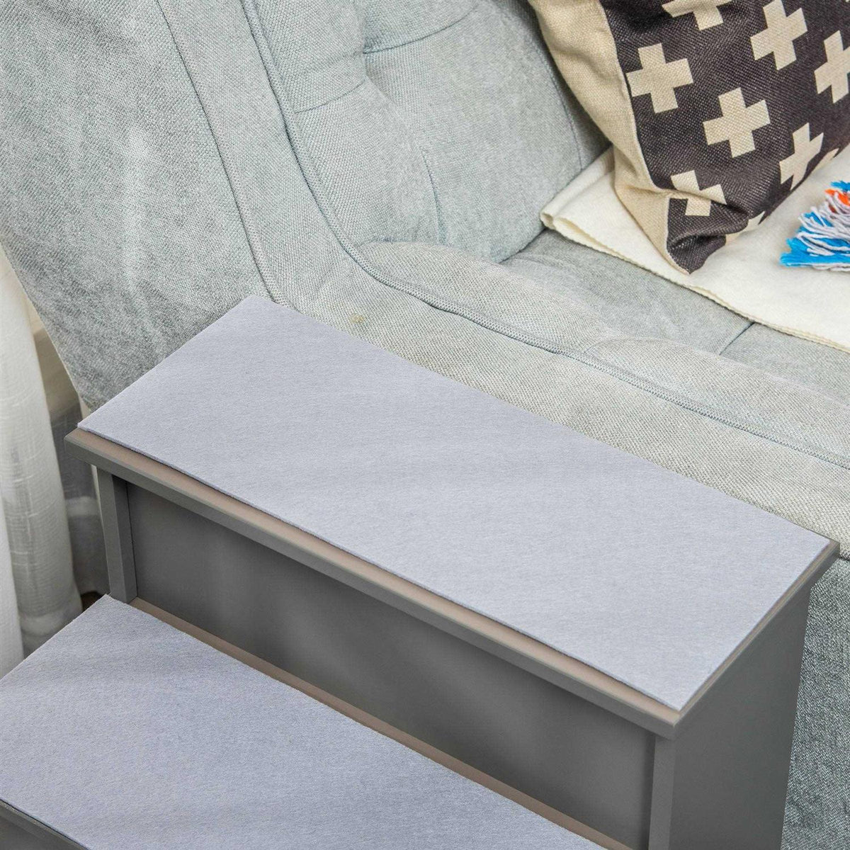 Small Pet Steps with Cushioned Removable Covering I6257