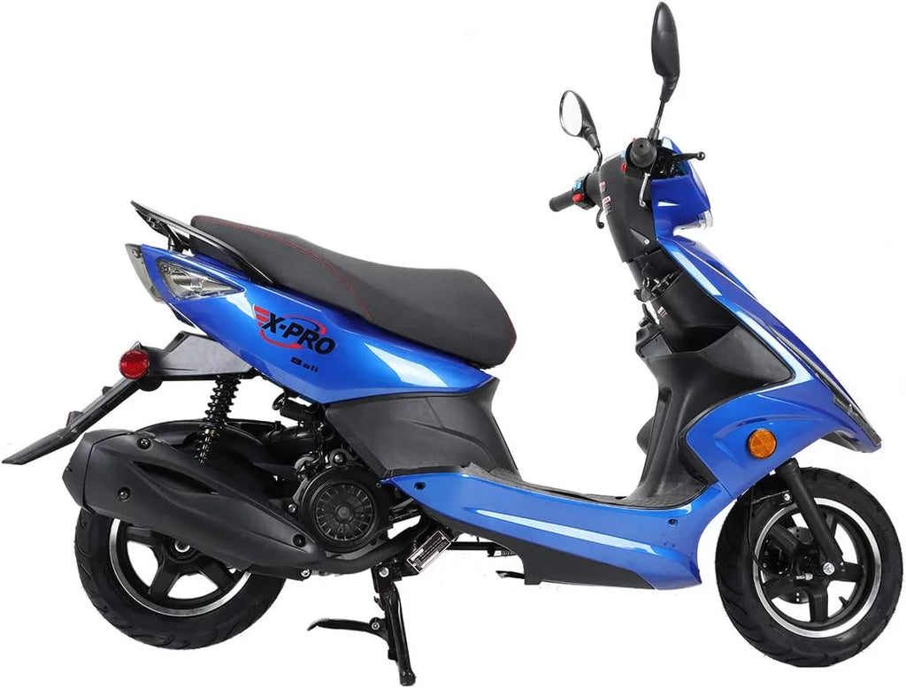 150cc Gas Powered Moped Scooter with 10" Aluminum Wheels R36901