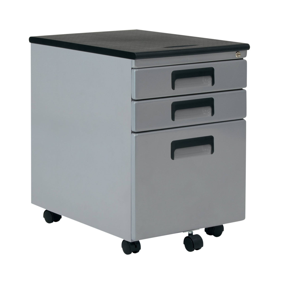 3 Drawer Metal Rolling File Cabinet with Locking Drawers T36080