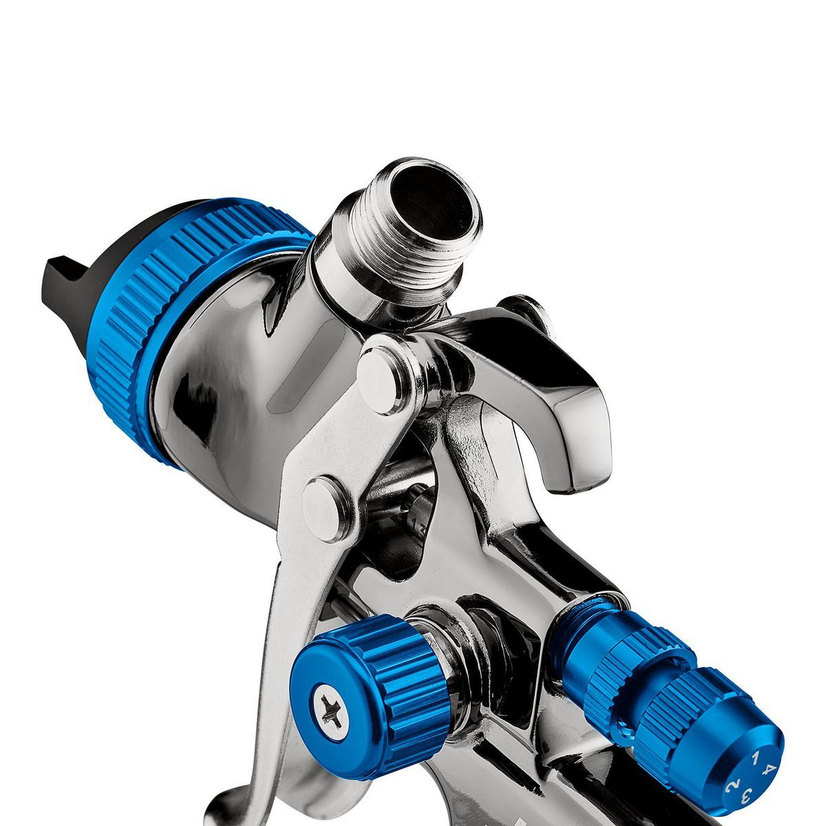 Gravity-Feed Air Spray Gun with Side Fan Control W4478