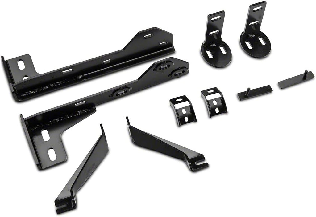 Black Oval Bull Bar with Skid Plate Z53370