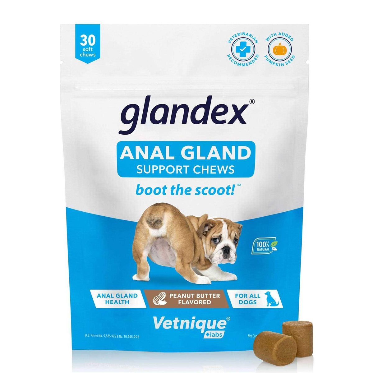 Anal Gland Soft Chews Supplement for Dogs V9121