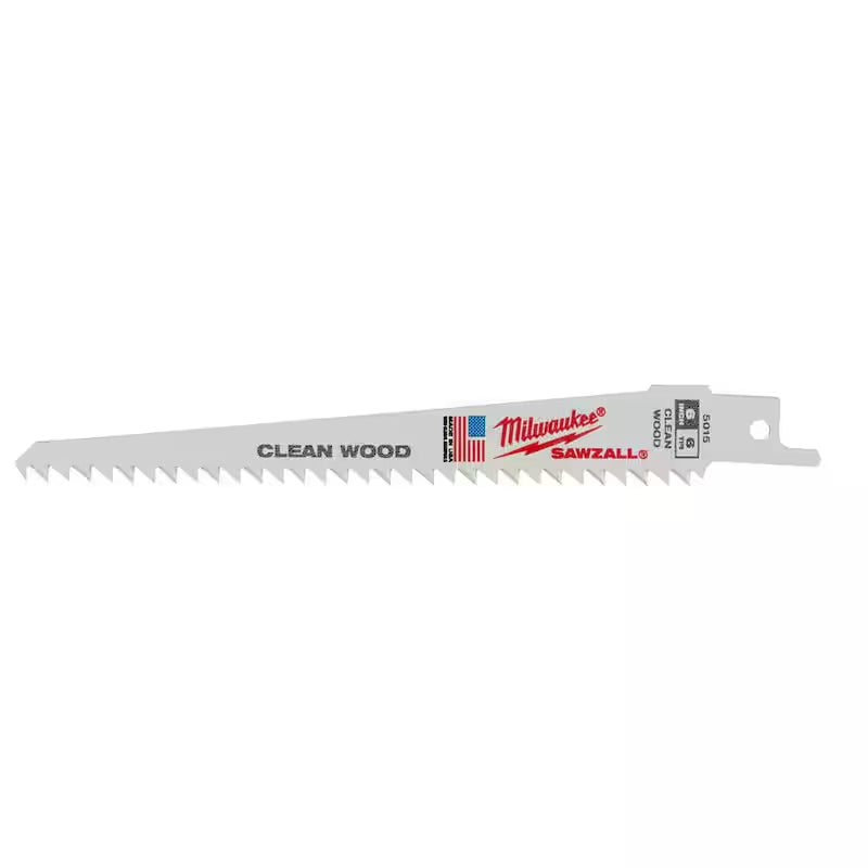 6 TPI Reciprocating Saw Blades 5-Pack F418
