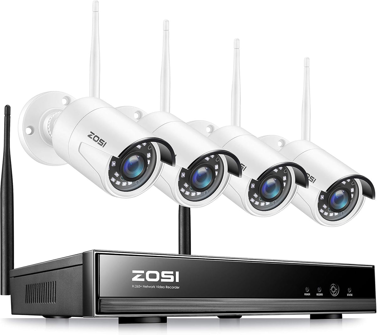 16CH 1080P Security Camera System Outdoor with 4TB Hard Drive, 16PCS Surveillance Cameras H954668