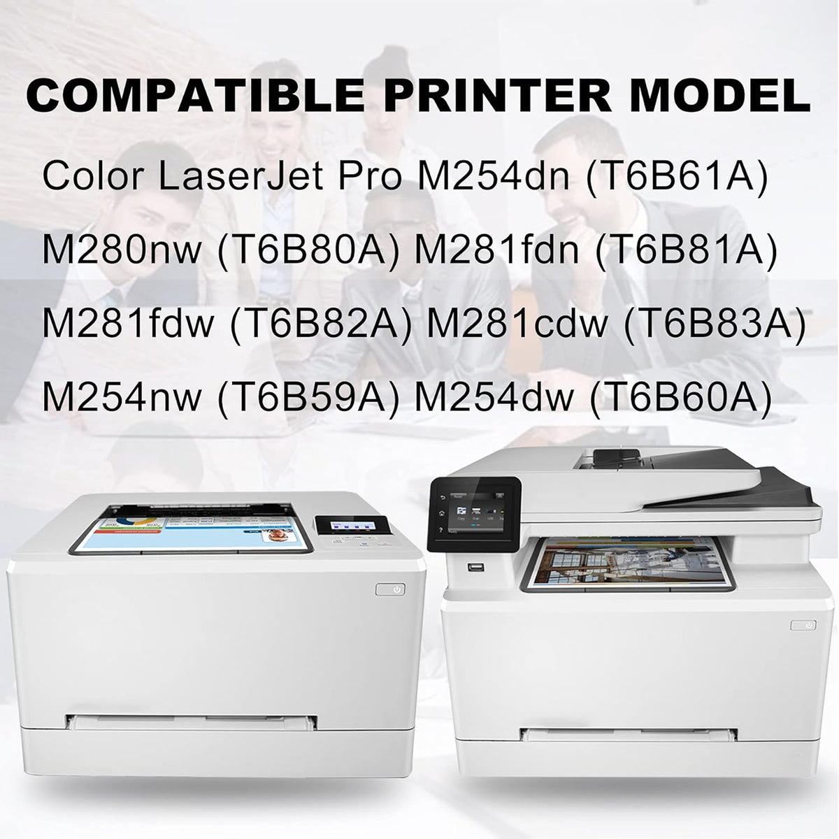 3 Pack CF501X CF502X CF503X Toner Cartridge for HP MFP M254nw M254dw M254dn M280nw M281fdn M281fdw M281cdw Printer D402128