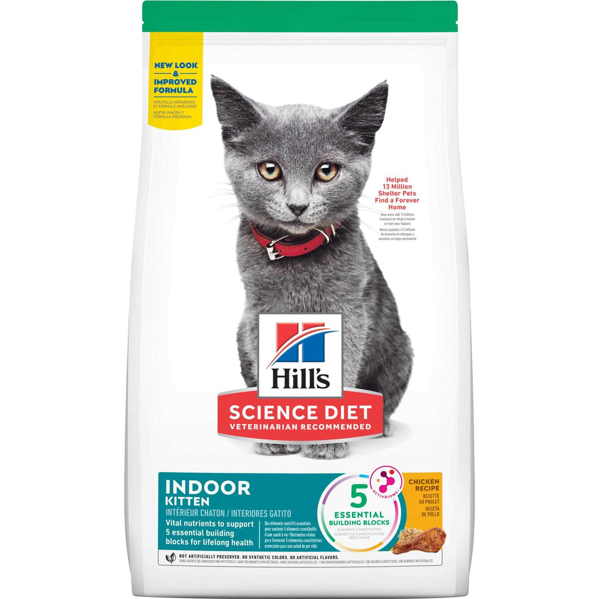 Indoor Kitten Dry Cat Food U63526