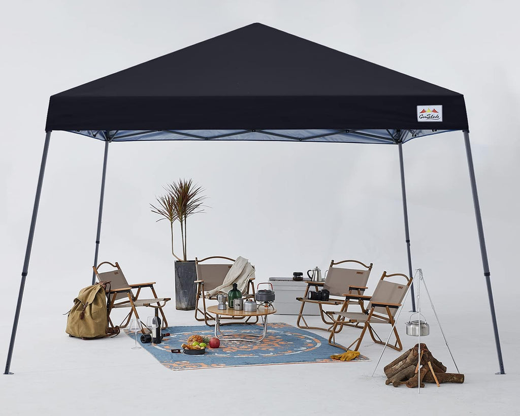 10x10ft Dark Grey Pop Up Canopy Tent M637850