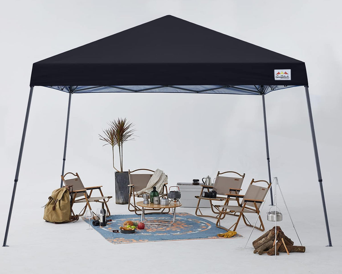 10x10ft Dark Grey Pop Up Canopy Tent M637850