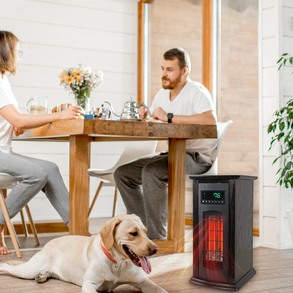 1500 W 21" Electric Infrared Quartz Tower Space Heater F139425