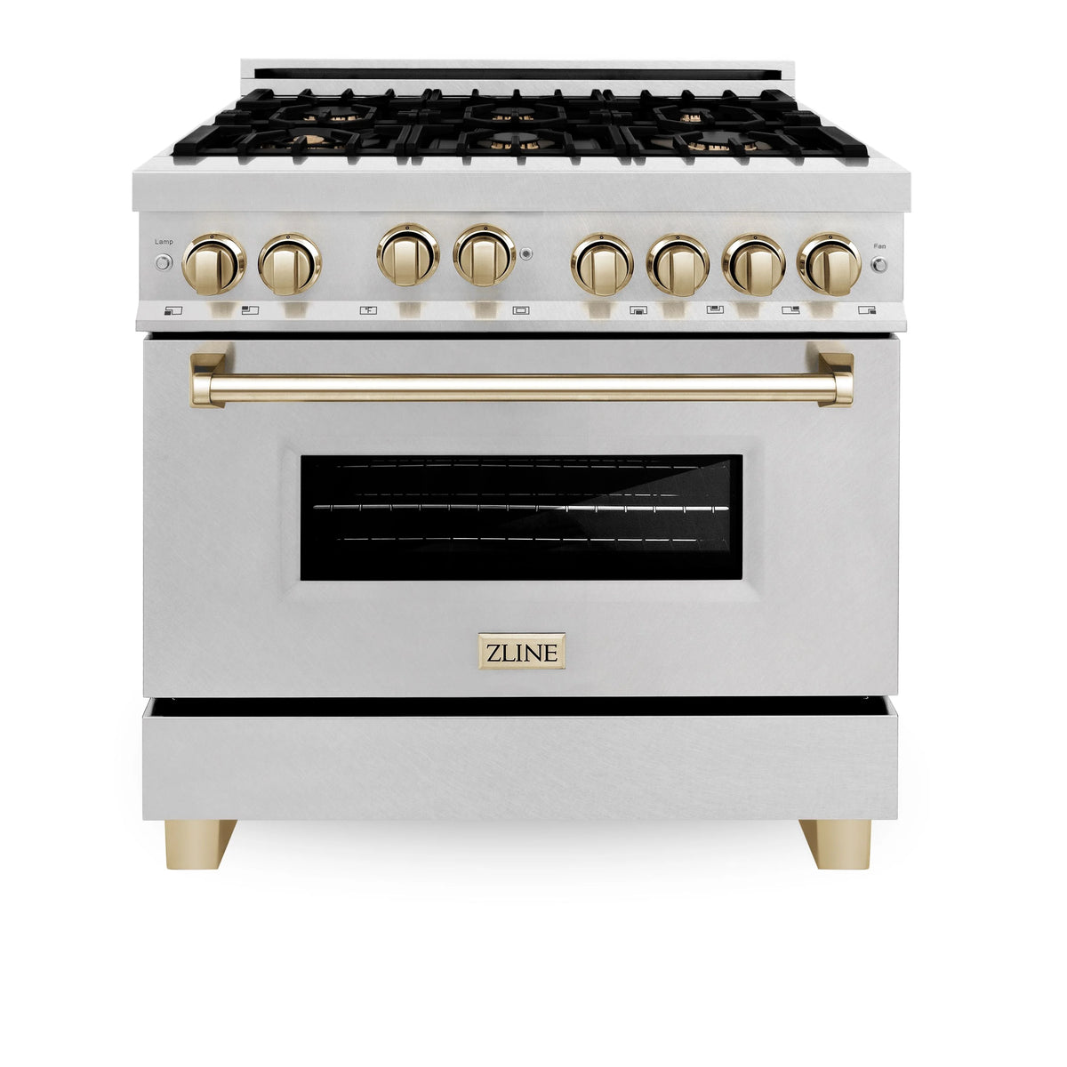 36 in. Gas Range with Gold Accents D797253