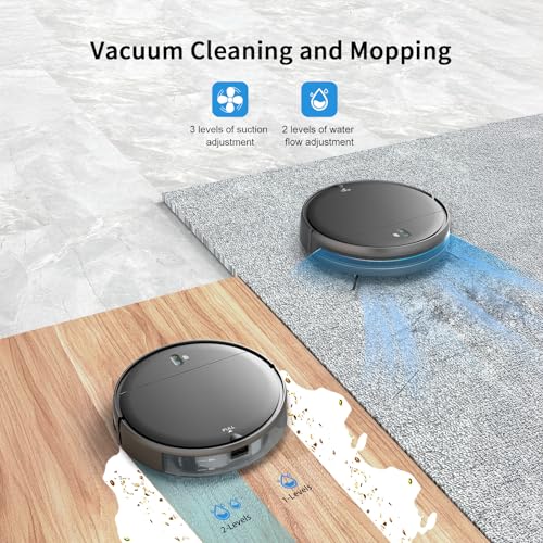 Robot Vacuum and Mop Combo, 2 in 1 Robotic Vacuum I295542