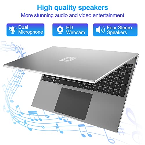 16 Inch Laptop, 16GB DDR4 512GB SSD, Quad Core N CPU, FHD IPS 1920x1200 Display W4817