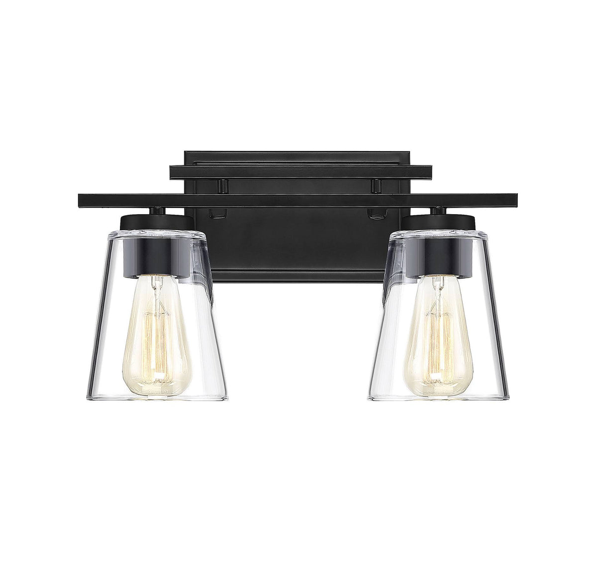 2 Light Bath Bar in Black R91360