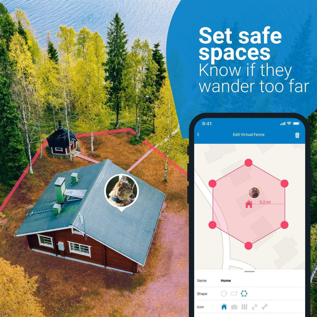 Waterproof GPS Cat Tracker T24855