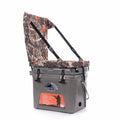 Camouflage 23 Quart Cooler with High Back Seat Q5220