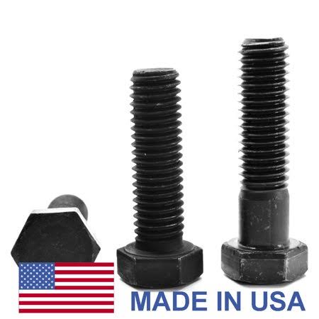 1/2 inch-20 x 1 1/4 inch Grade 5 Hex Cap Screw Black Oxide Pk 50 N304
