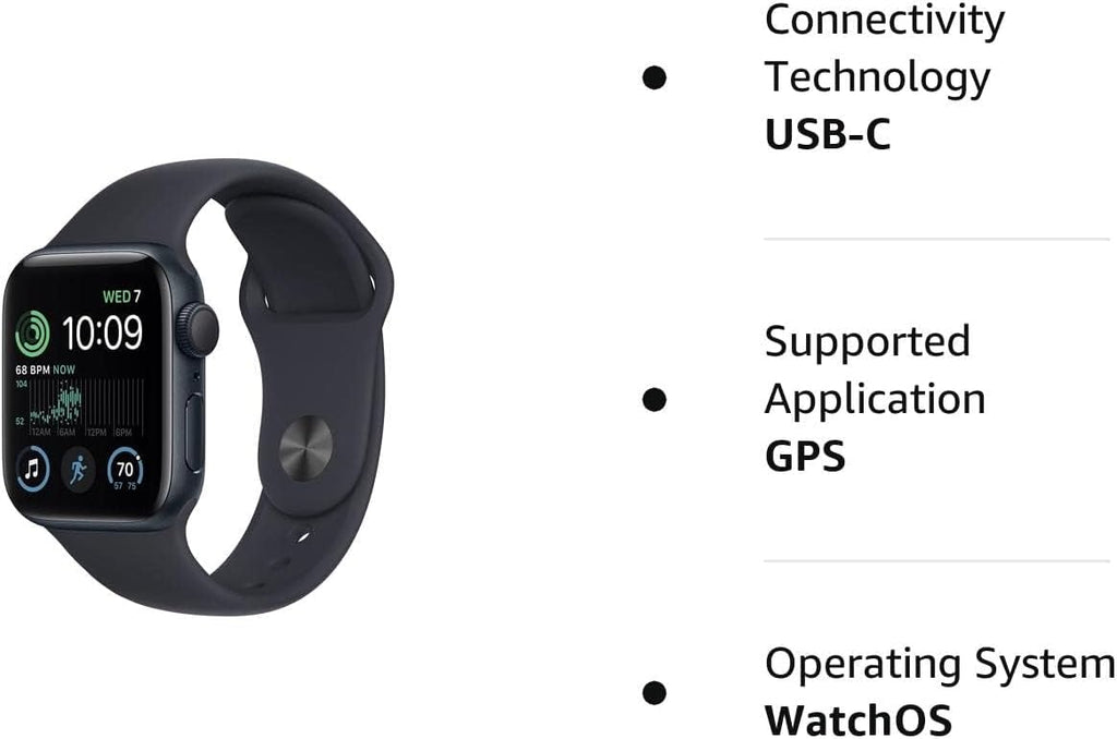 40mm Midnight Aluminum Case Sport Band Smartwatch I908393