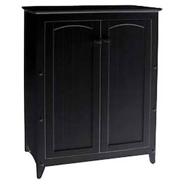 Black Double Door Cabinet A88782