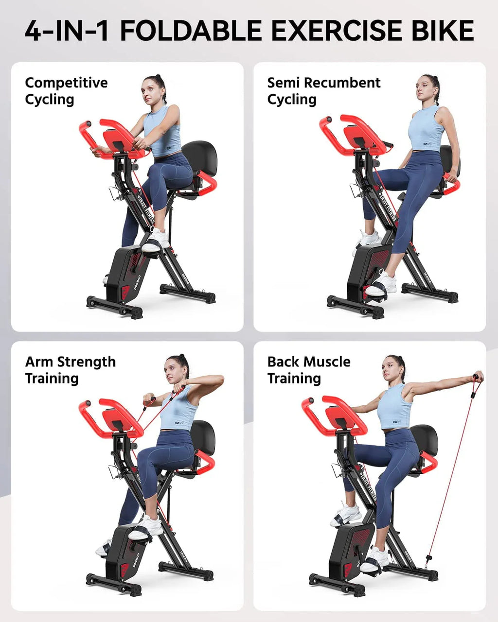 Foldable Magnetic Exercise Bike E96142