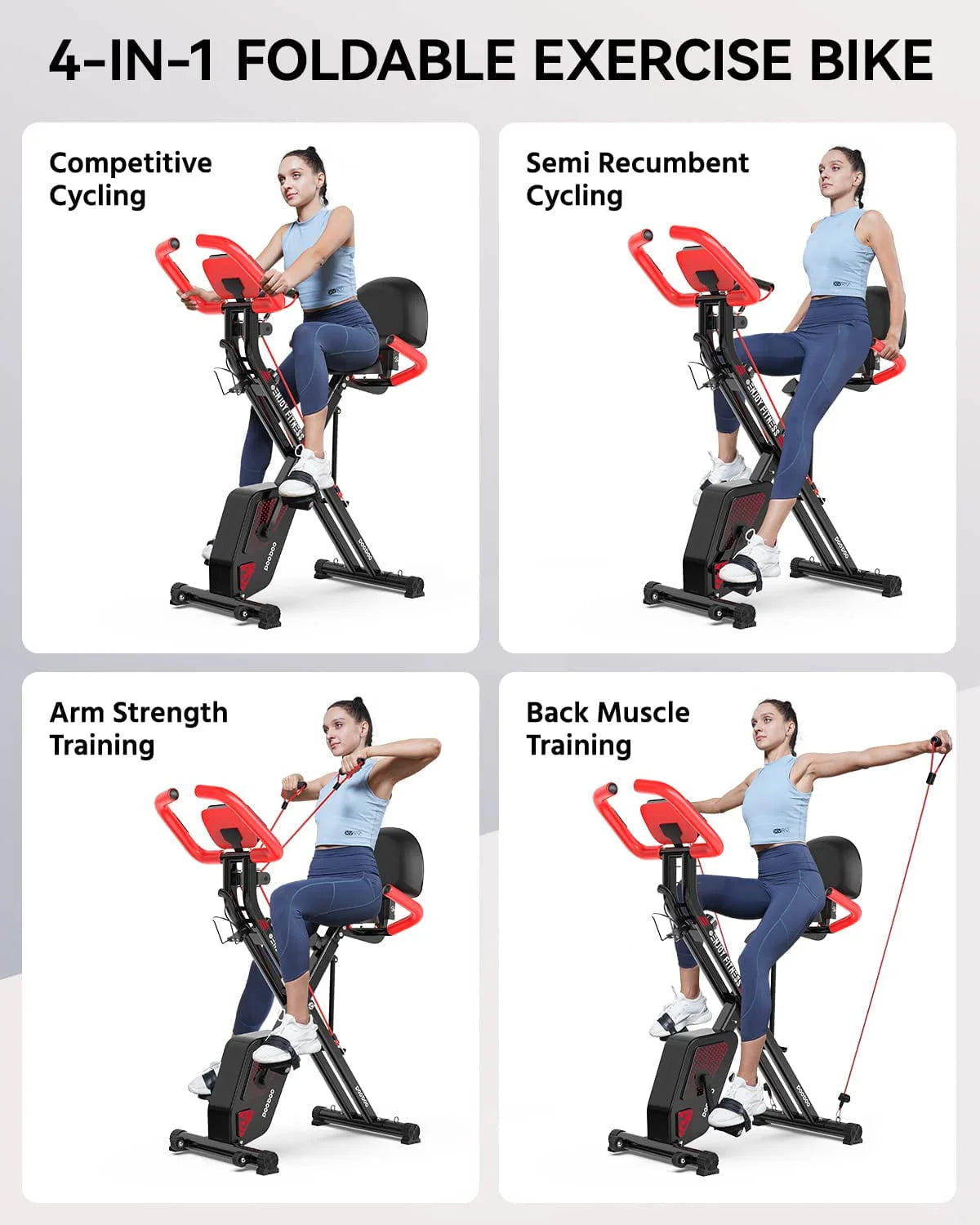 Foldable Magnetic Exercise Bike E96142
