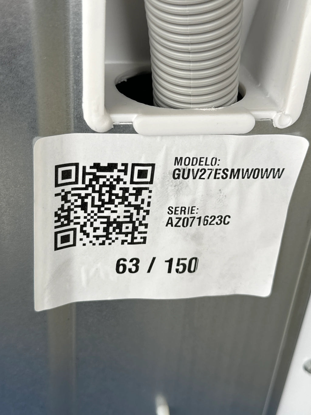 3.8 cu. ft. Washer 5.9 cu. ft. Electric Dryer Combo White X830704
