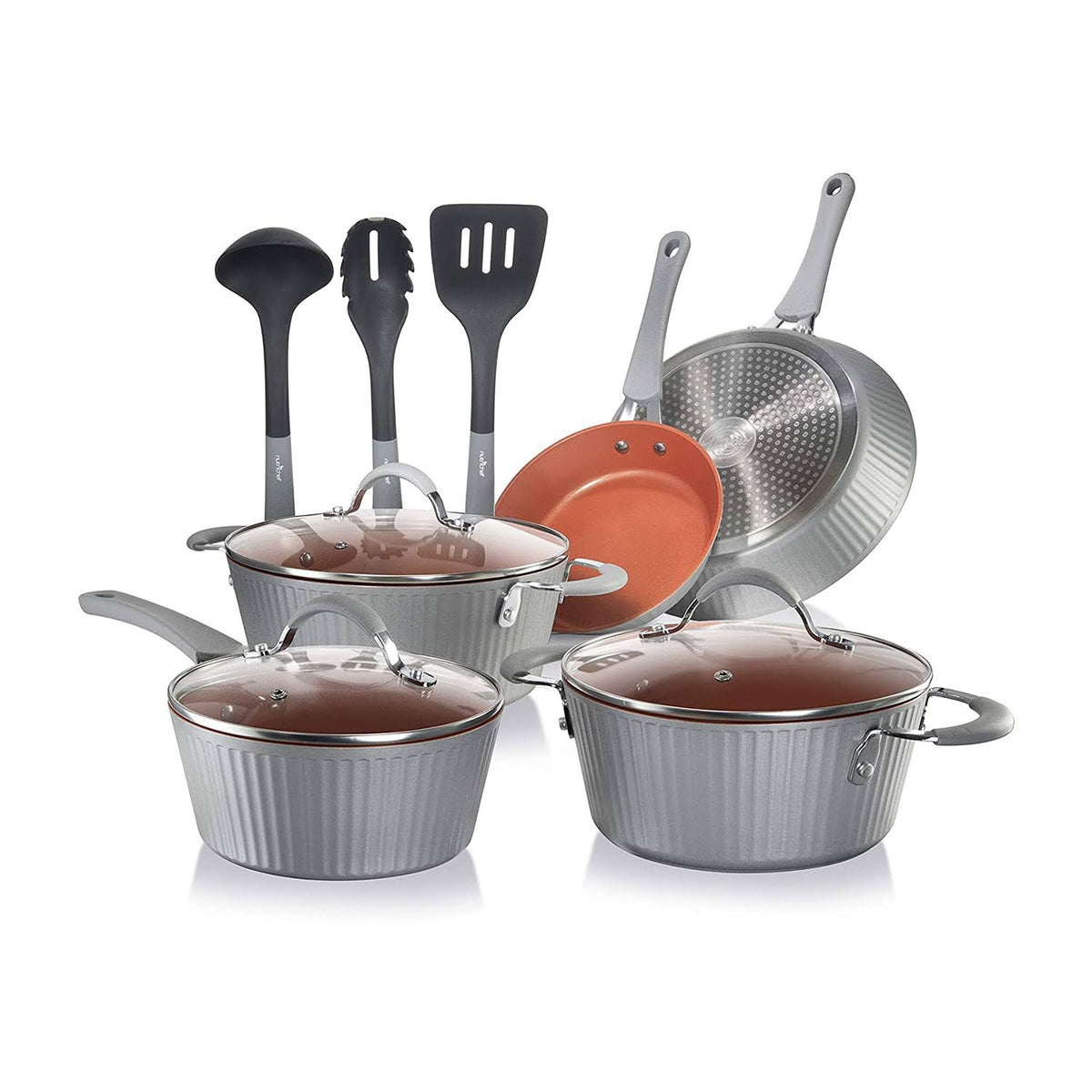 11 Piece Nonstick Cookware Pots and Pans Set Y735980