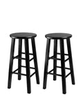 Black Counter Stool Set of 2 R98705