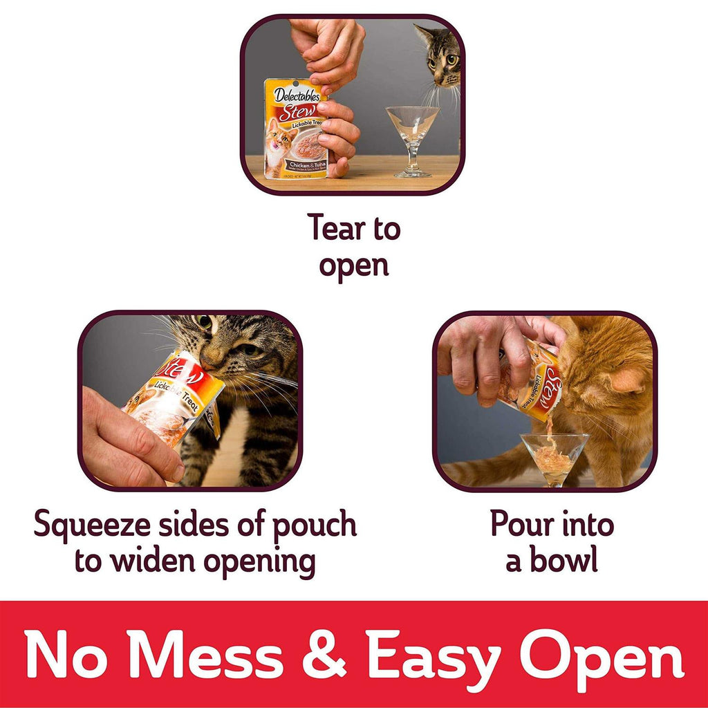 Senior Chicken & Tuna Lickable Cat Treats W105892