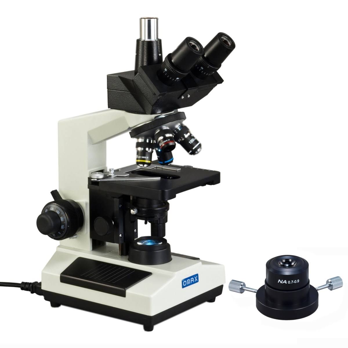Trinocular Compound Biological Microscope with LED Light Q9144
