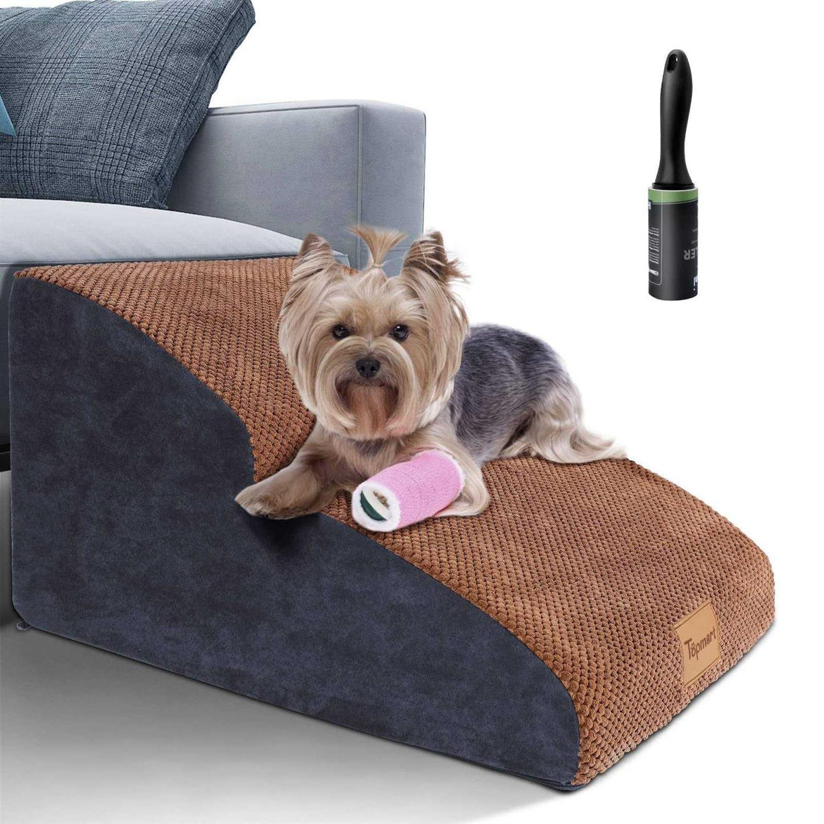 High Density Foam Dog Ramp & Steps 2 Tiers Non-Slip W384