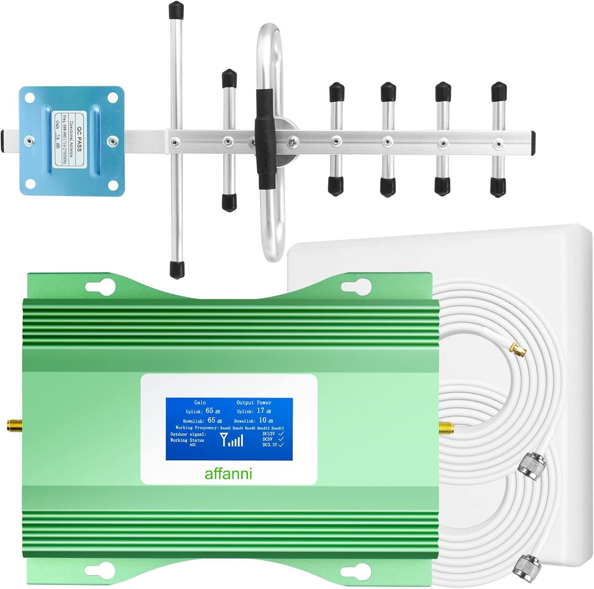 Cell Phone Signal Booster 5G 4G LTE 5,000sq ft I19956