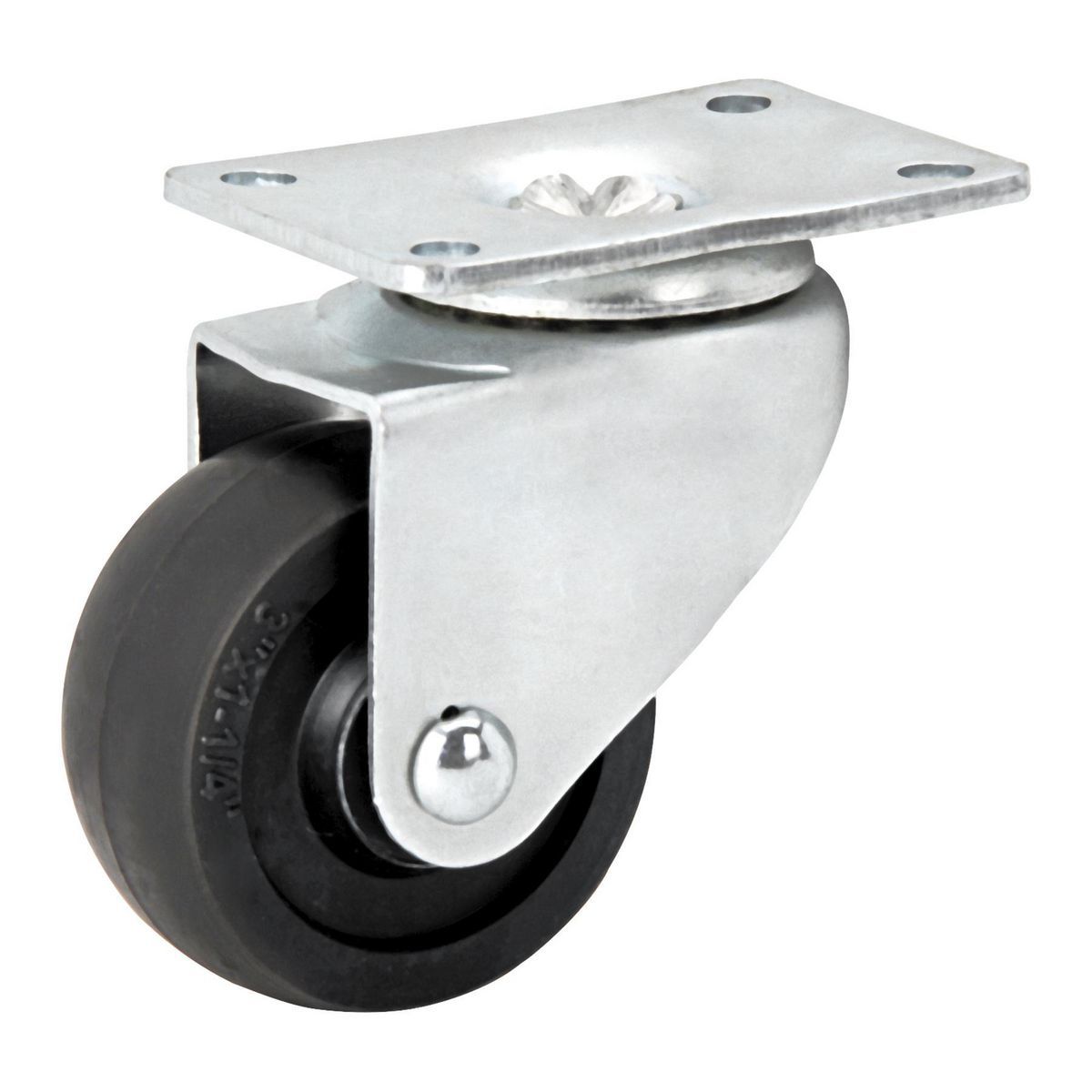 Solid Rubber Swivel Caster M321124