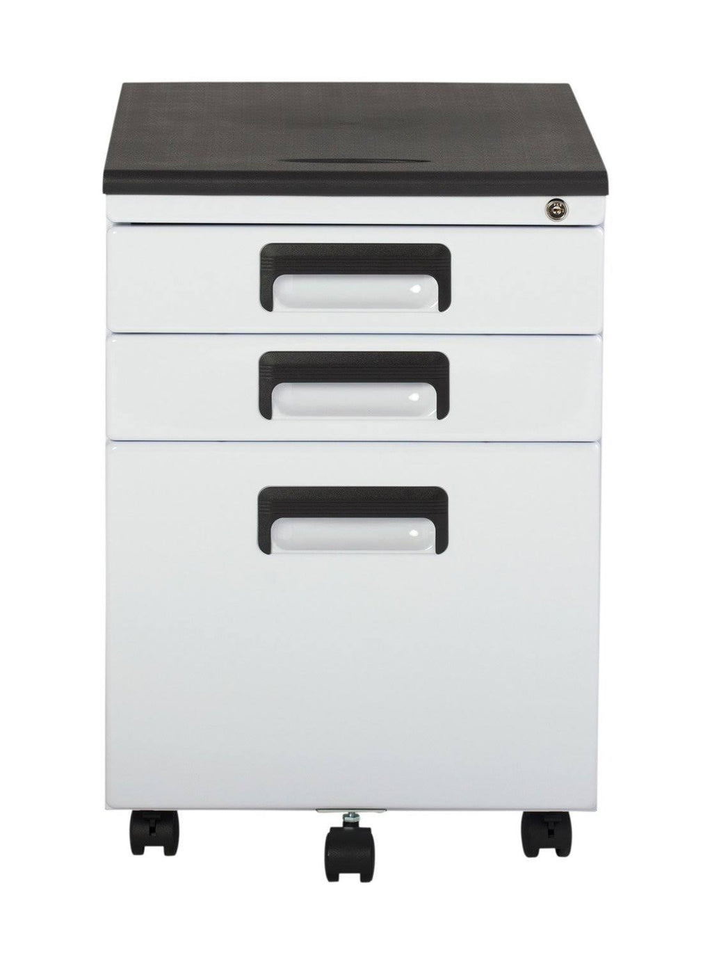 3 Drawer Metal Rolling File Cabinet with Locking Drawers T36080