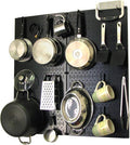 White Pegboard Storage and Organization Kit with Accessories Pack of 2 D43461