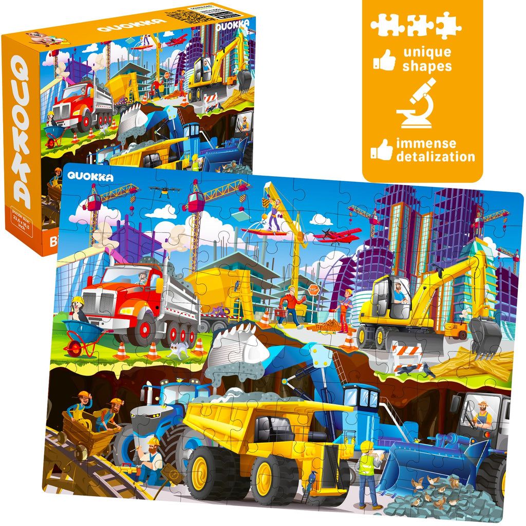 100 Piece Floor Puzzles for Kids Ages 4-6 I76230