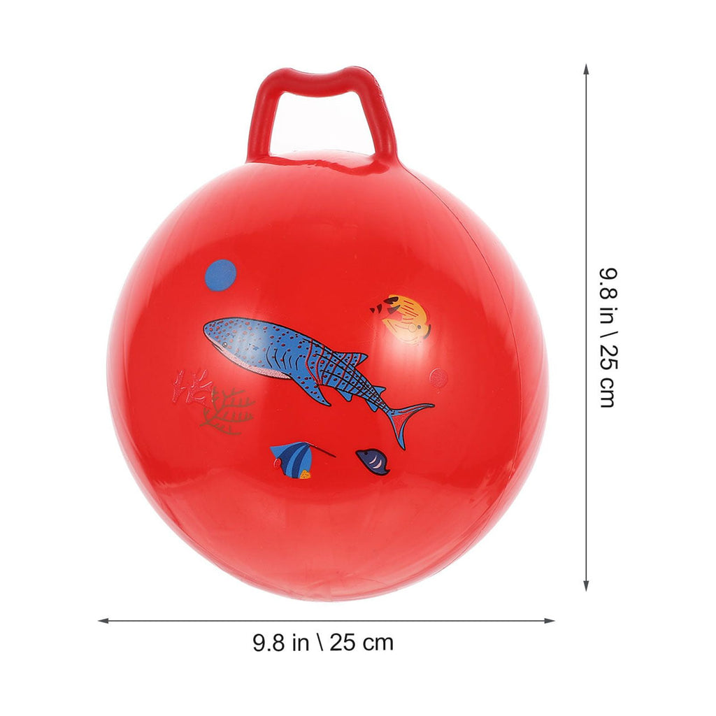 3Pcs Inflatable Hopper Balls with Handle D8500