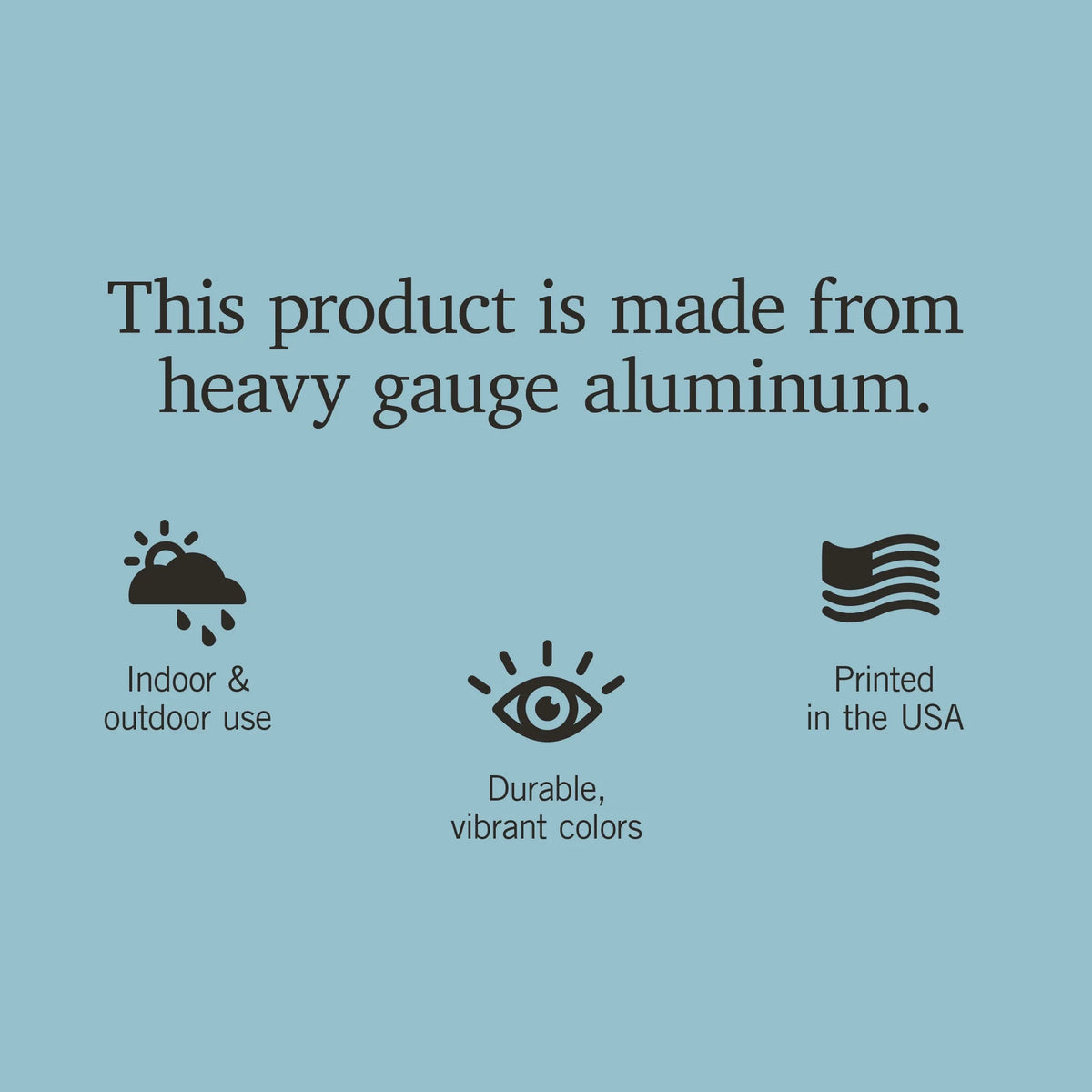 12x18 Aluminum Metal Sign Decor R299