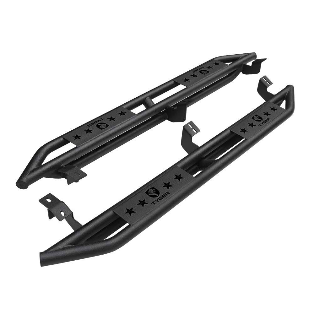 Textured Black Side Step Rails for Toyota Tacoma Access Cab L716273