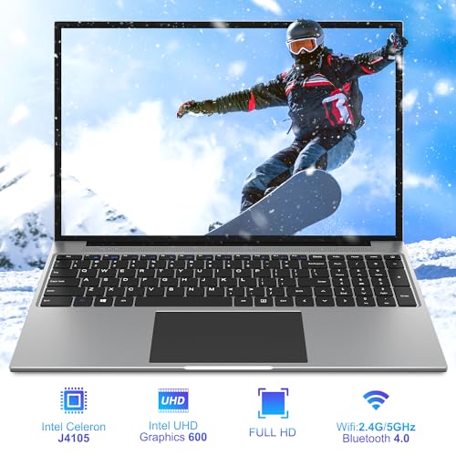 16 Inch Laptop, 16GB DDR4 512GB SSD, Quad Core N CPU, FHD IPS 1920x1200 Display W4817
