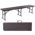 White 6FT Plastic Folding Bench G17054