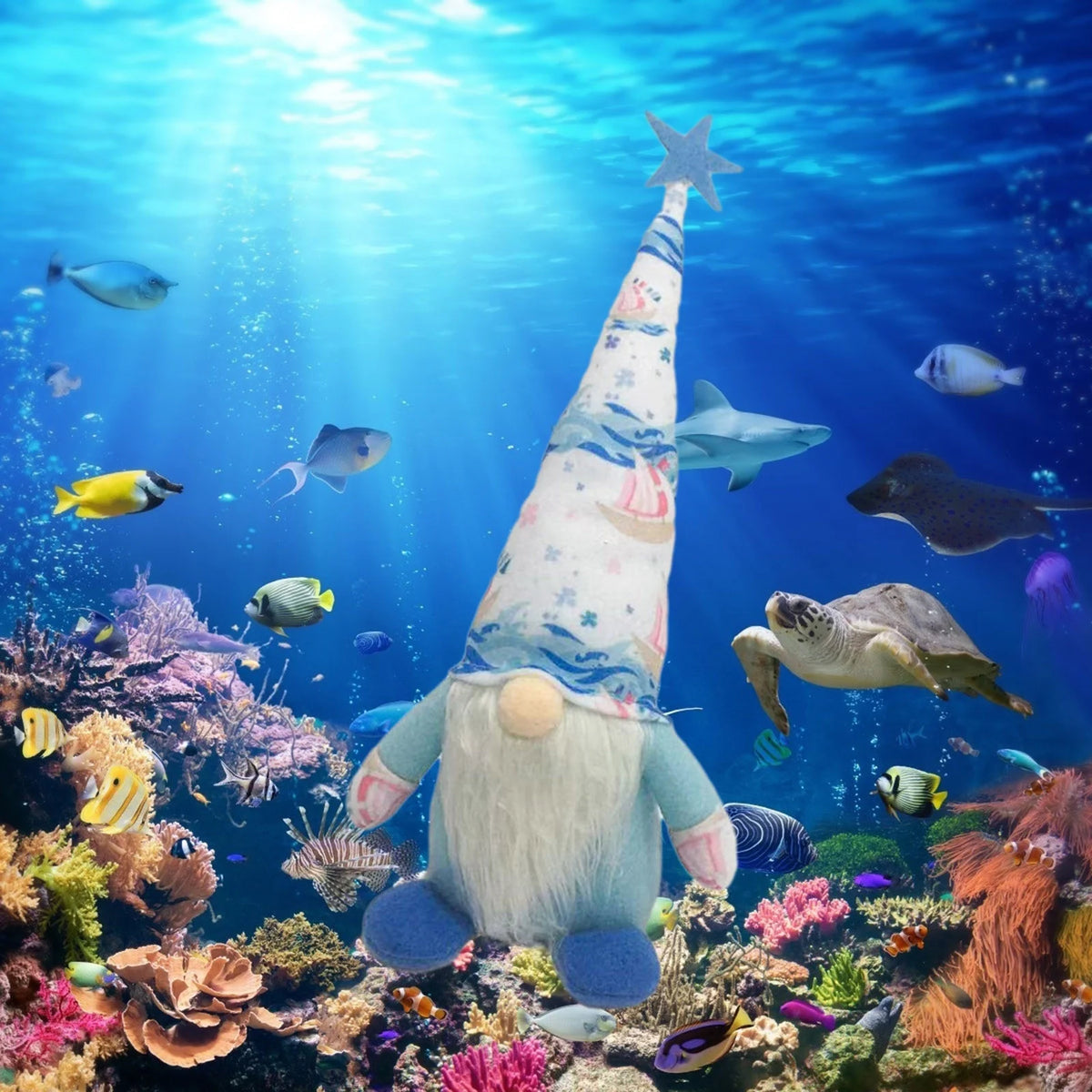 Ocean Home Decor Garden Gnomes S6448