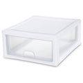 16 Qt. Stacking Drawer White Case of 6 O143
