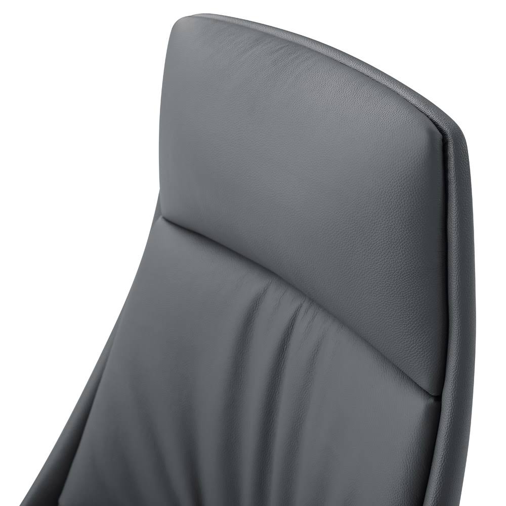 Dark Grey Leather Executive Chair D341545