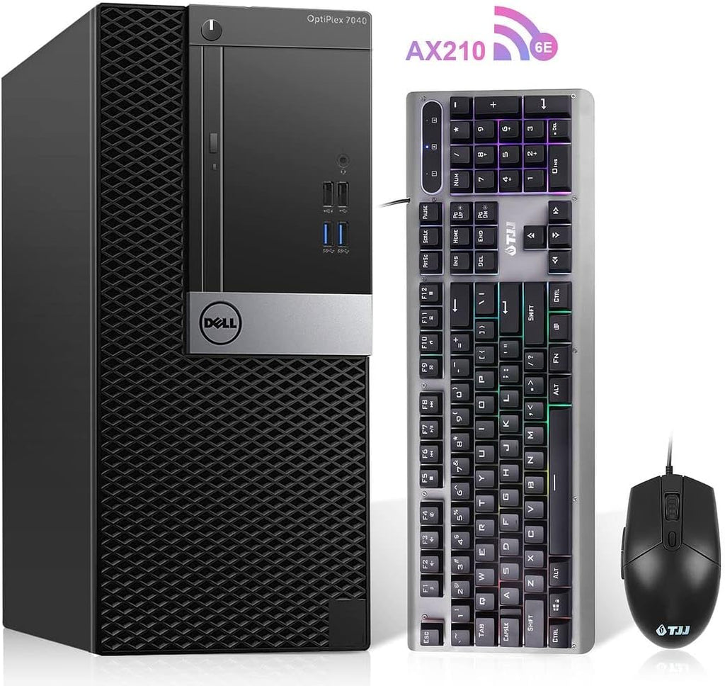 PC Tower Desktop Computer, i5 6500 3.20GHz, 16GB DDR4 Ram, 512GB M.2 NVMe SSD, 1TB HDD, Windows 10 Pro U9578
