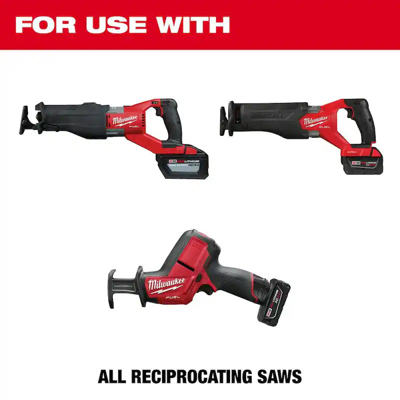 6 TPI Reciprocating Saw Blades 5-Pack F418