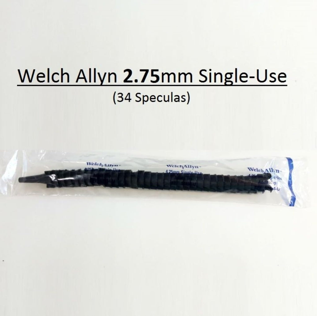 2.75mm Otoscope Speculums 34/Sleeve T659526