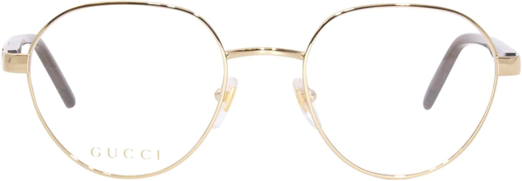 Gold Round Men's Eyeglasses F6578