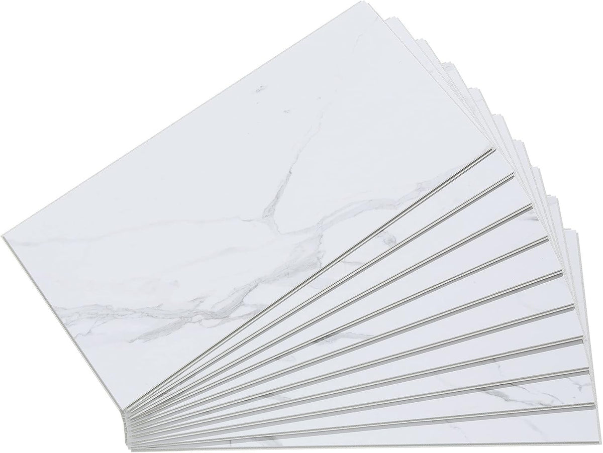 23.2 in. x 11.1 in. Interlocking Vinyl Waterproof Wall Tiles (10 Pack) G139299