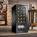18 Bottle Single Zone Compressor Wine Cooler R7777