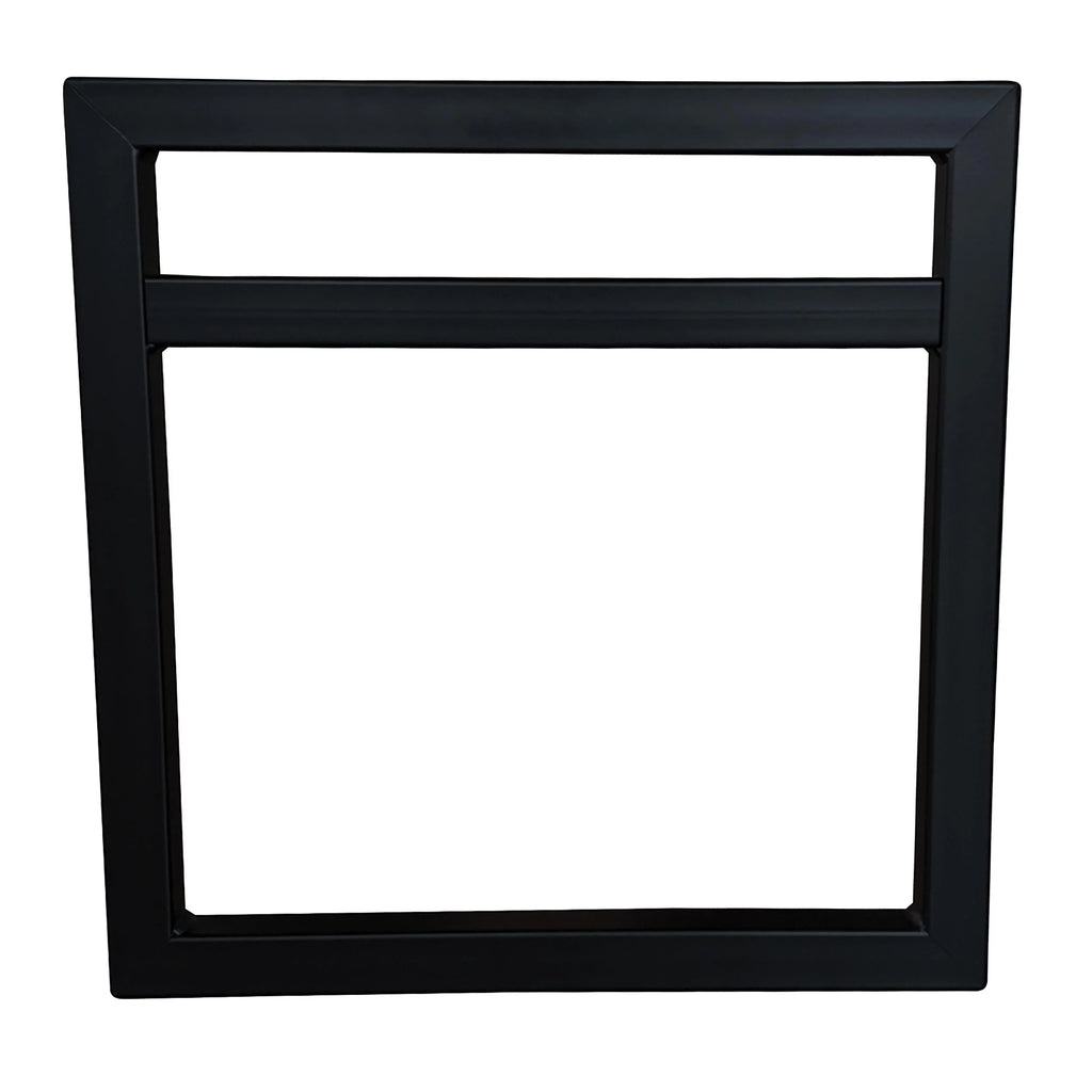 Black Cube Bench Legs Pair D3979